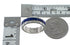 Genuine Sterling Silver Lapis Inlay Ring Size 6-3/4 RX57840